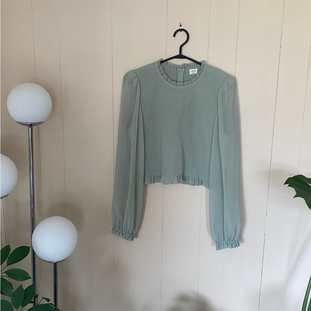 Wilfred Light Green Tempest Blouse